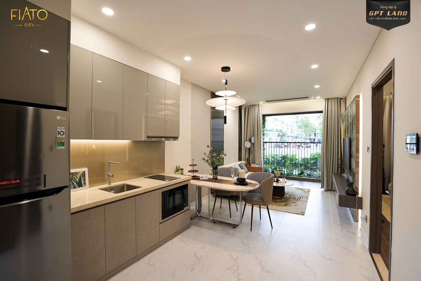 Nhà mẫu căn 1PN Fiato Airport City