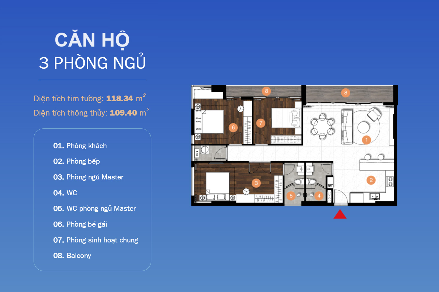 Nhà mẫu căn 3PN Fiato Airport City